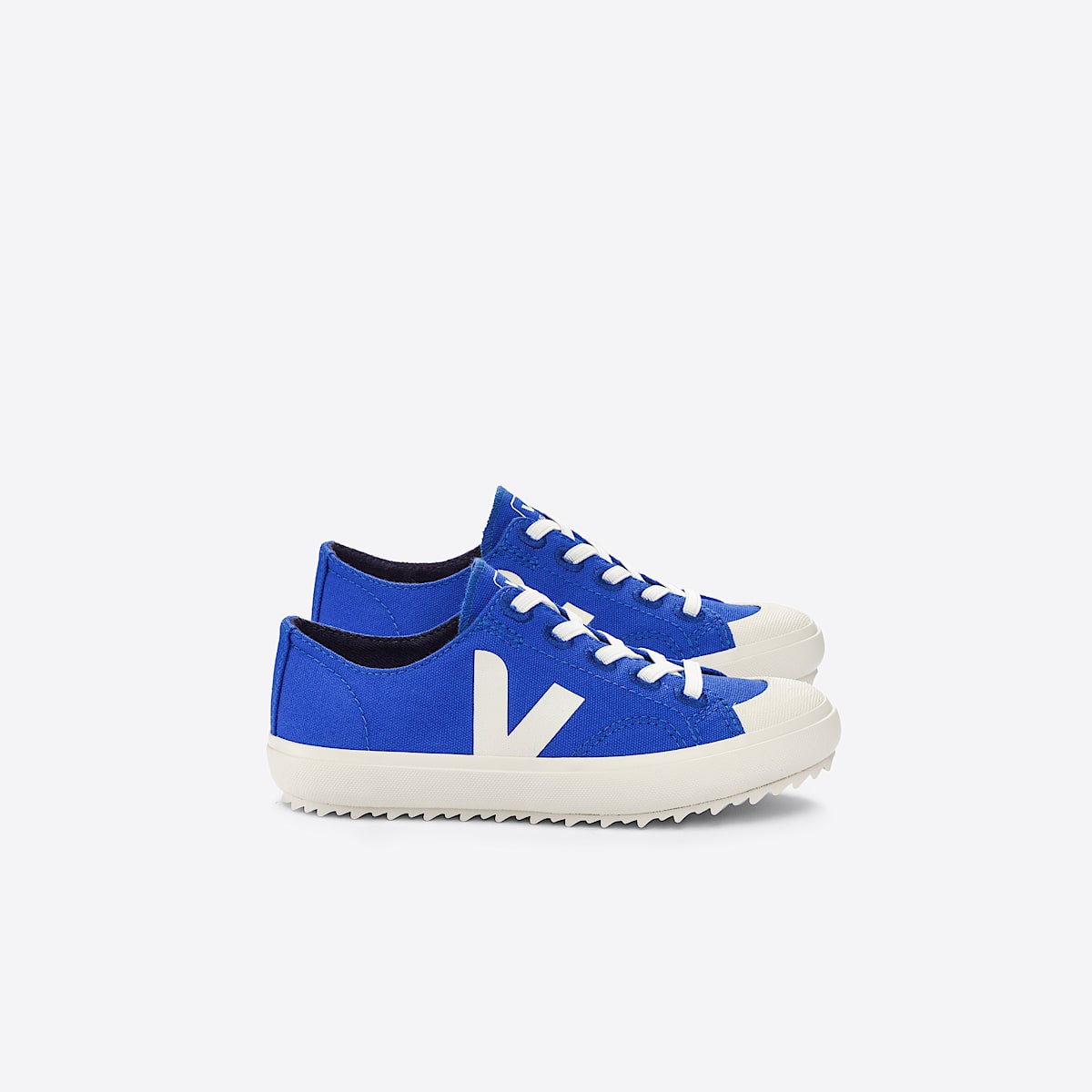 veja baskets small-flip-el coton-biologique bleu FL0103231 Lateral view