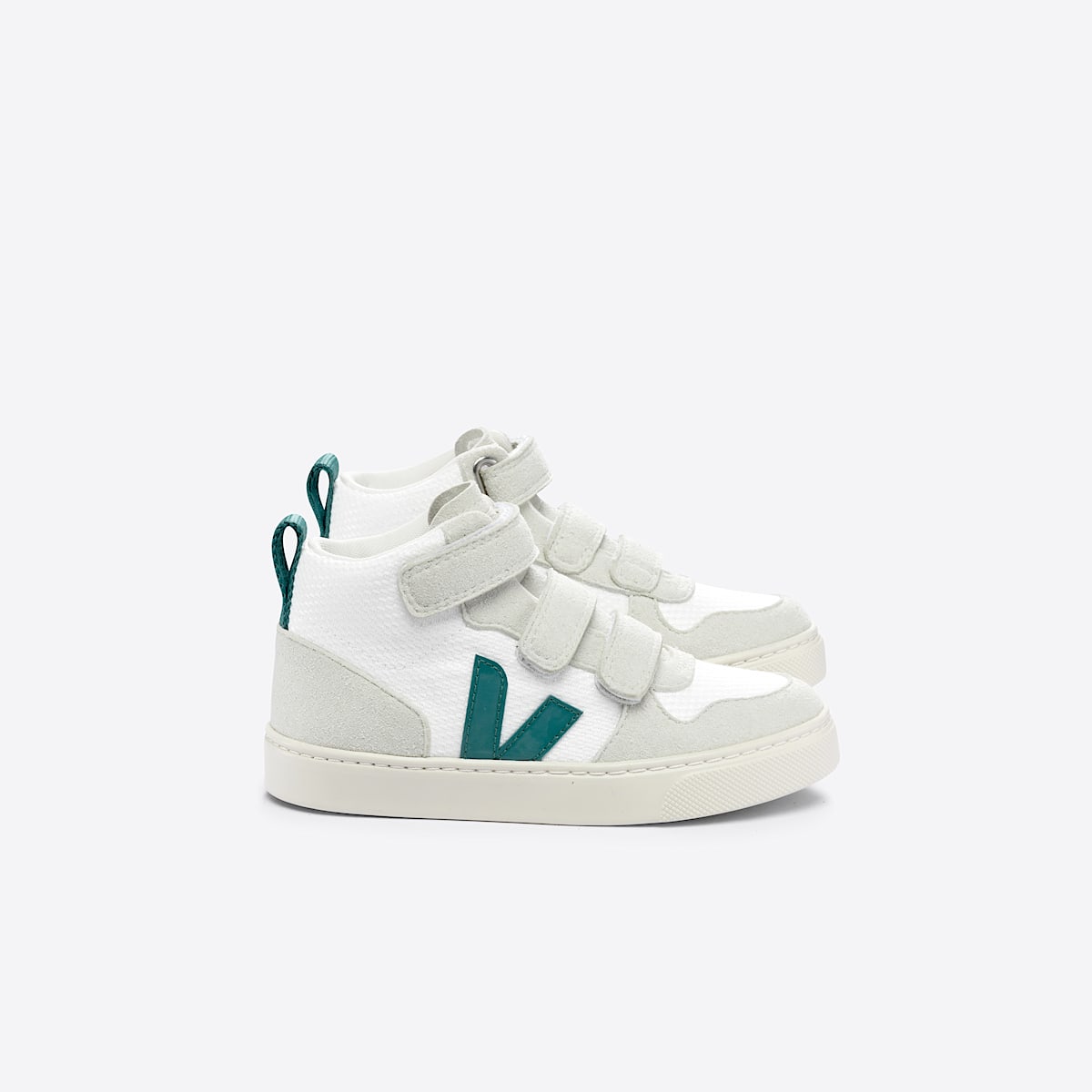 veja sneakers small-v-10-mid recyclé blanc DV1703231 Lateral view