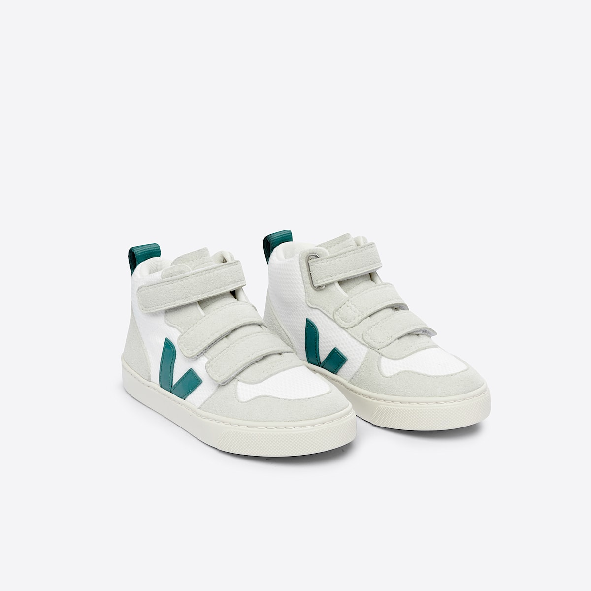 veja sneakers small-v-10-mid recyclé blanc DV1703231 Top view