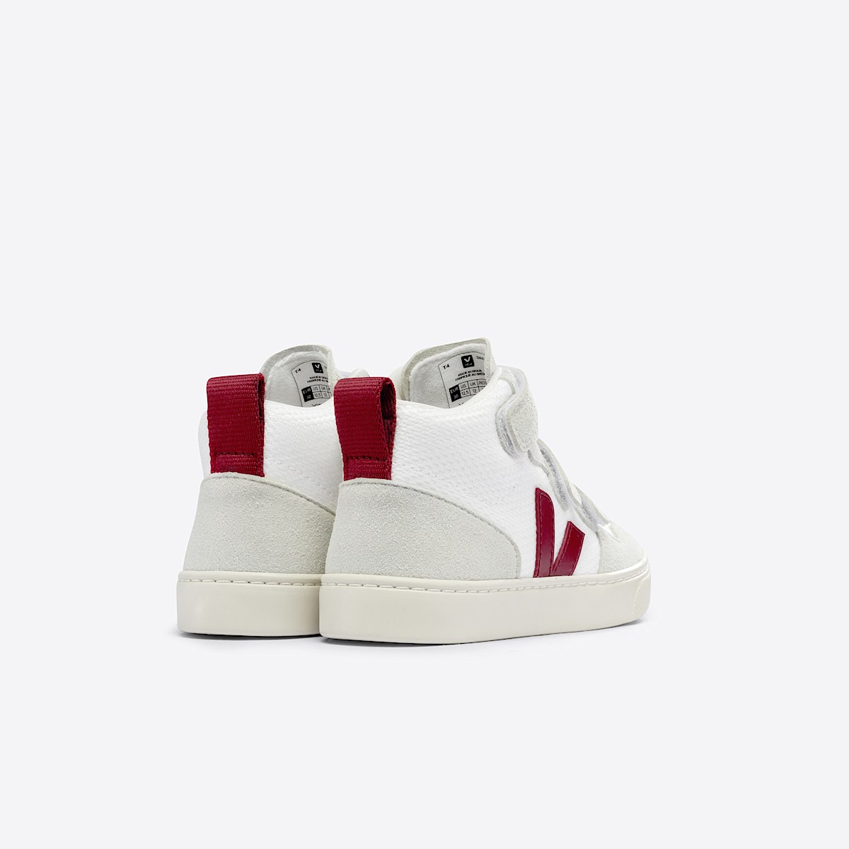 veja sneakers small-v-10-mid 回收再利用 白色 DV1703244 Back view