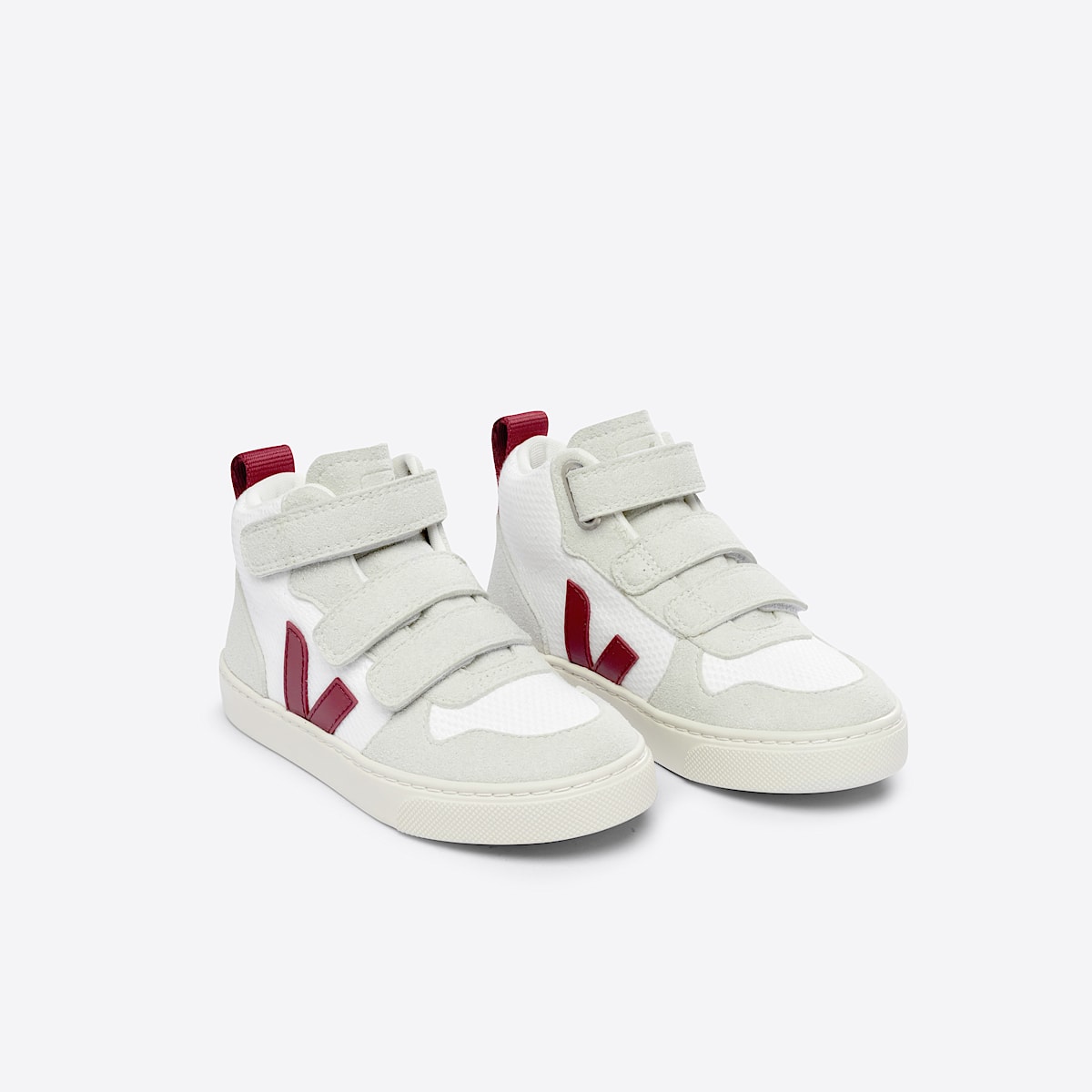 veja sneakers small-v-10-mid recyclé blanc DV1703244 Top view