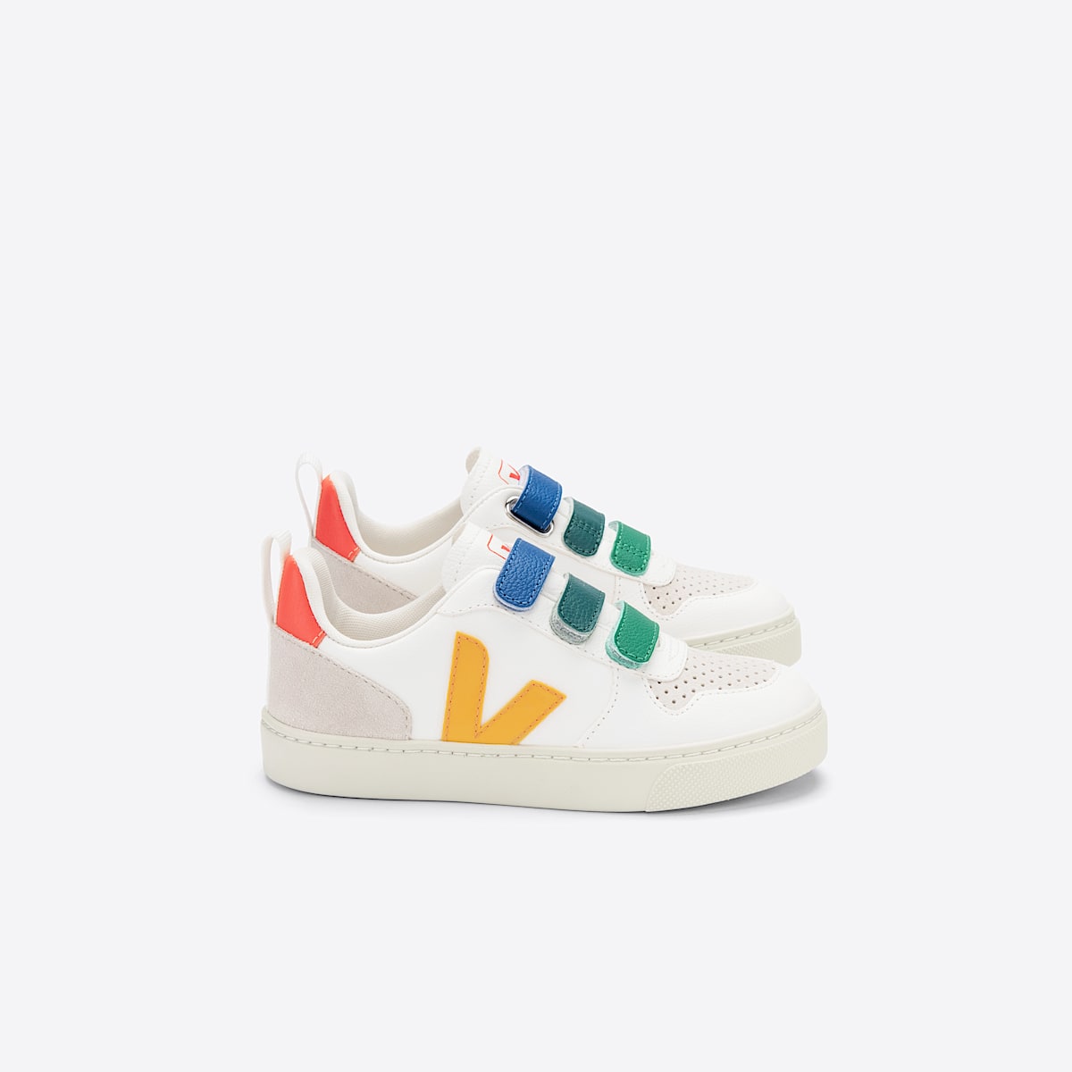 veja sneaker small-v-10 leder mehrfarbig CV0502905 Lateral view