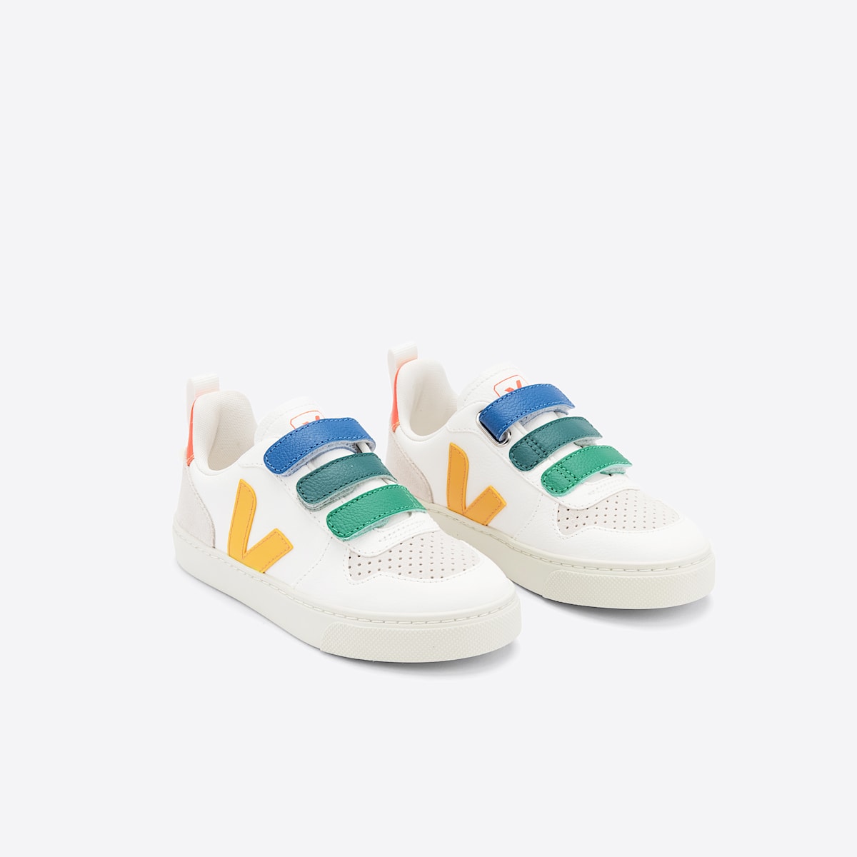 veja sneaker small-v-10 leder mehrfarbig CV0502905 Top view