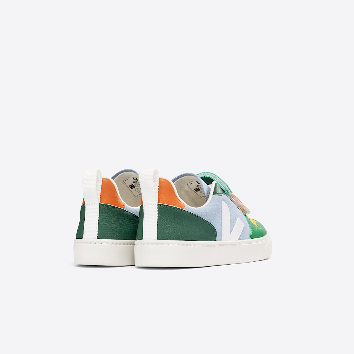 veja sneaker small-v-10 wildleder mehrfarbig CV0303266 Back view