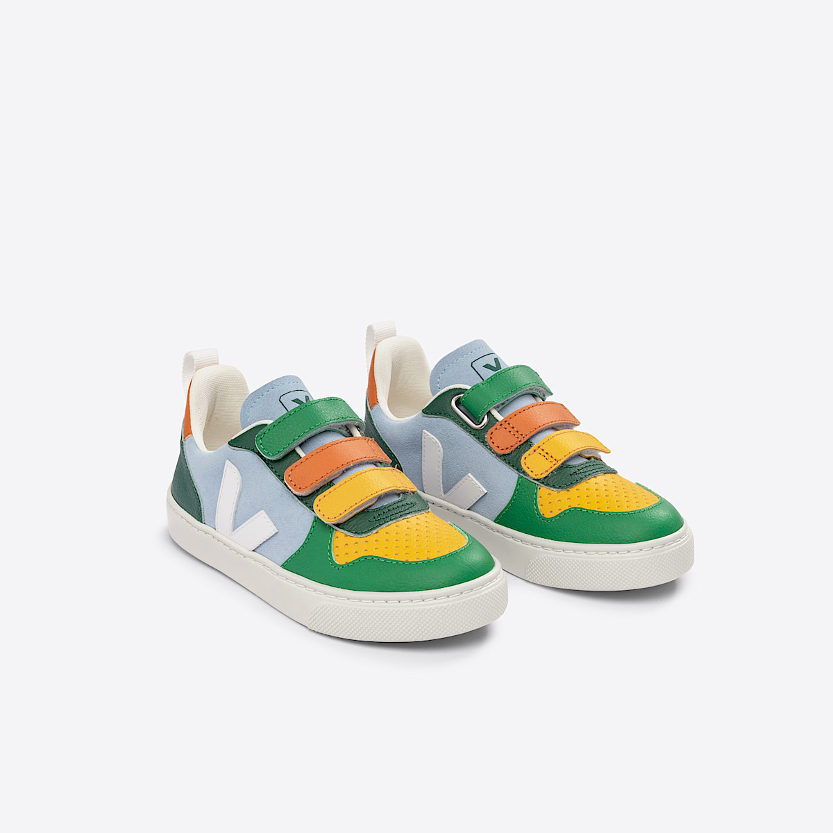 veja sneaker small-v-10 wildleder mehrfarbig CV0303266 Top view