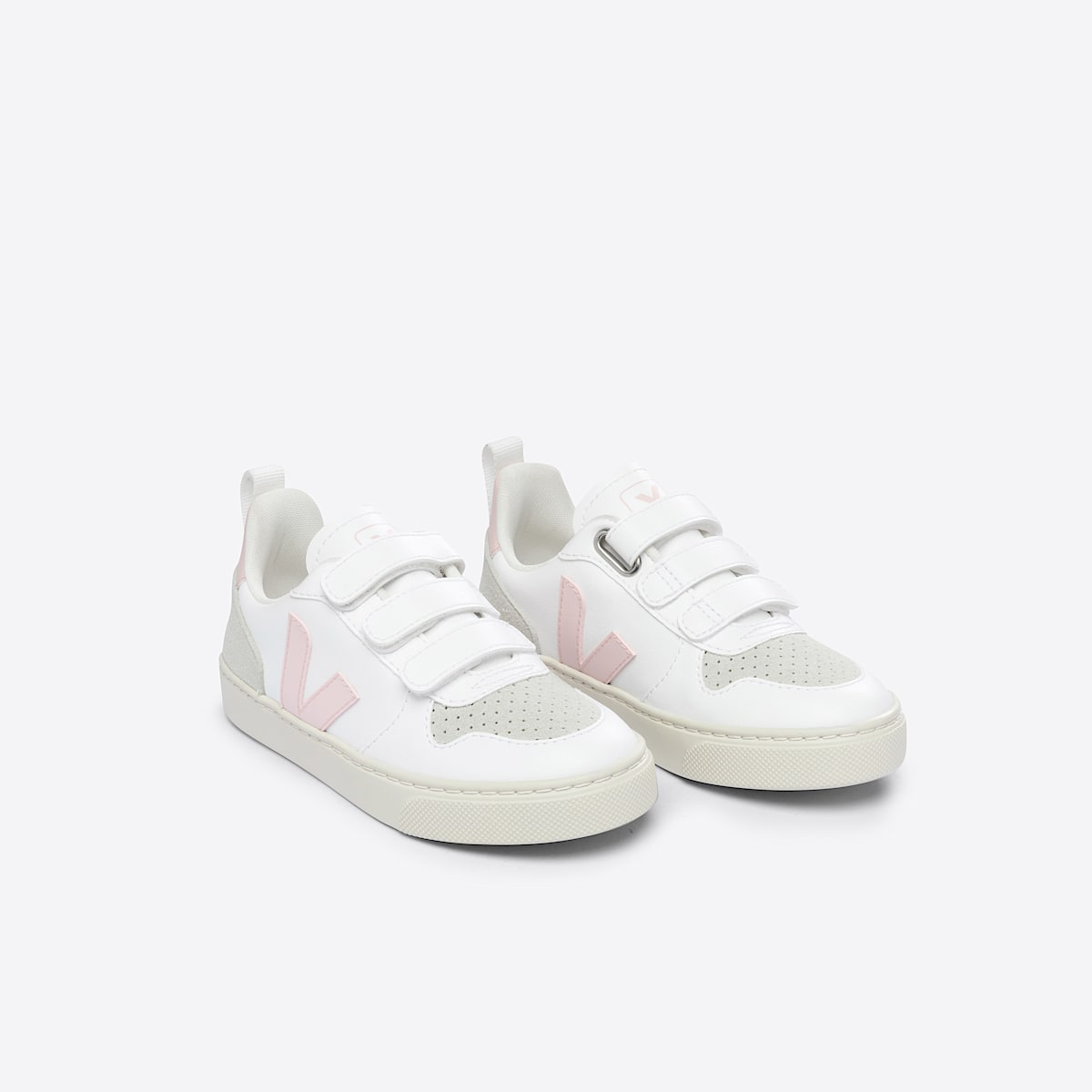 veja sapatilhas small-v-10 vegan branco CV0703245 Top view