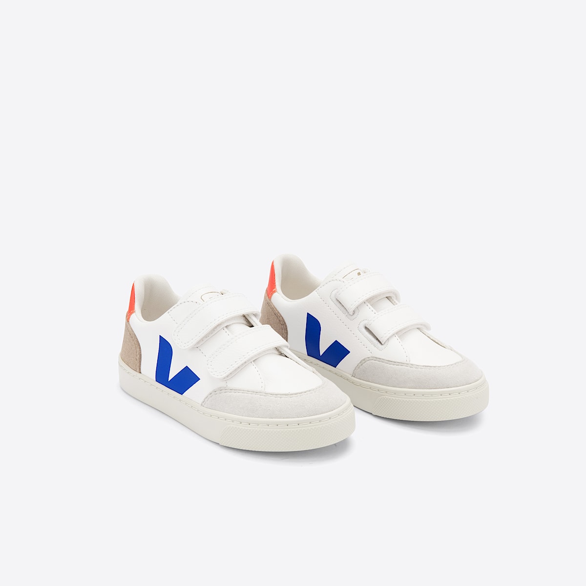 veja baskets small-v-12 cuir blanc XV0503013 Top view