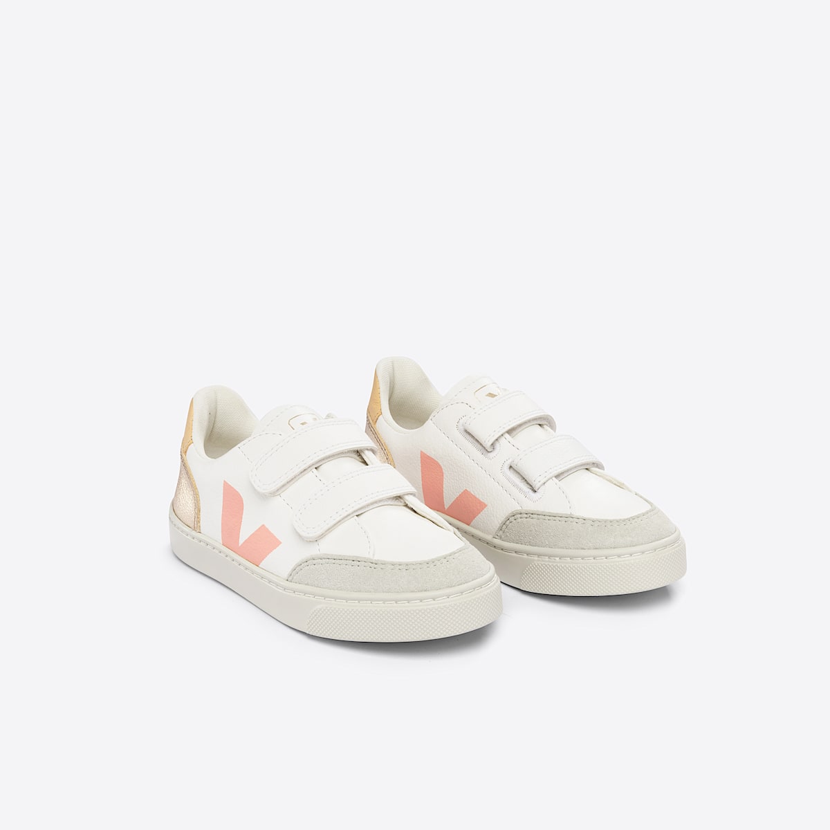 veja baskets small-v-12 cuir blanc XV0503250 Top view