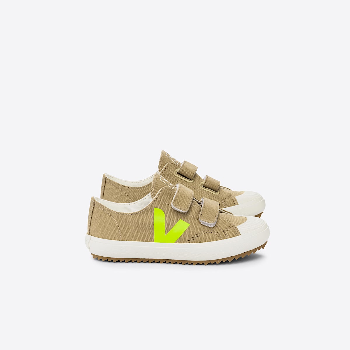 veja baskets small-ollie coton-biologique marron OV0103251 Lateral view