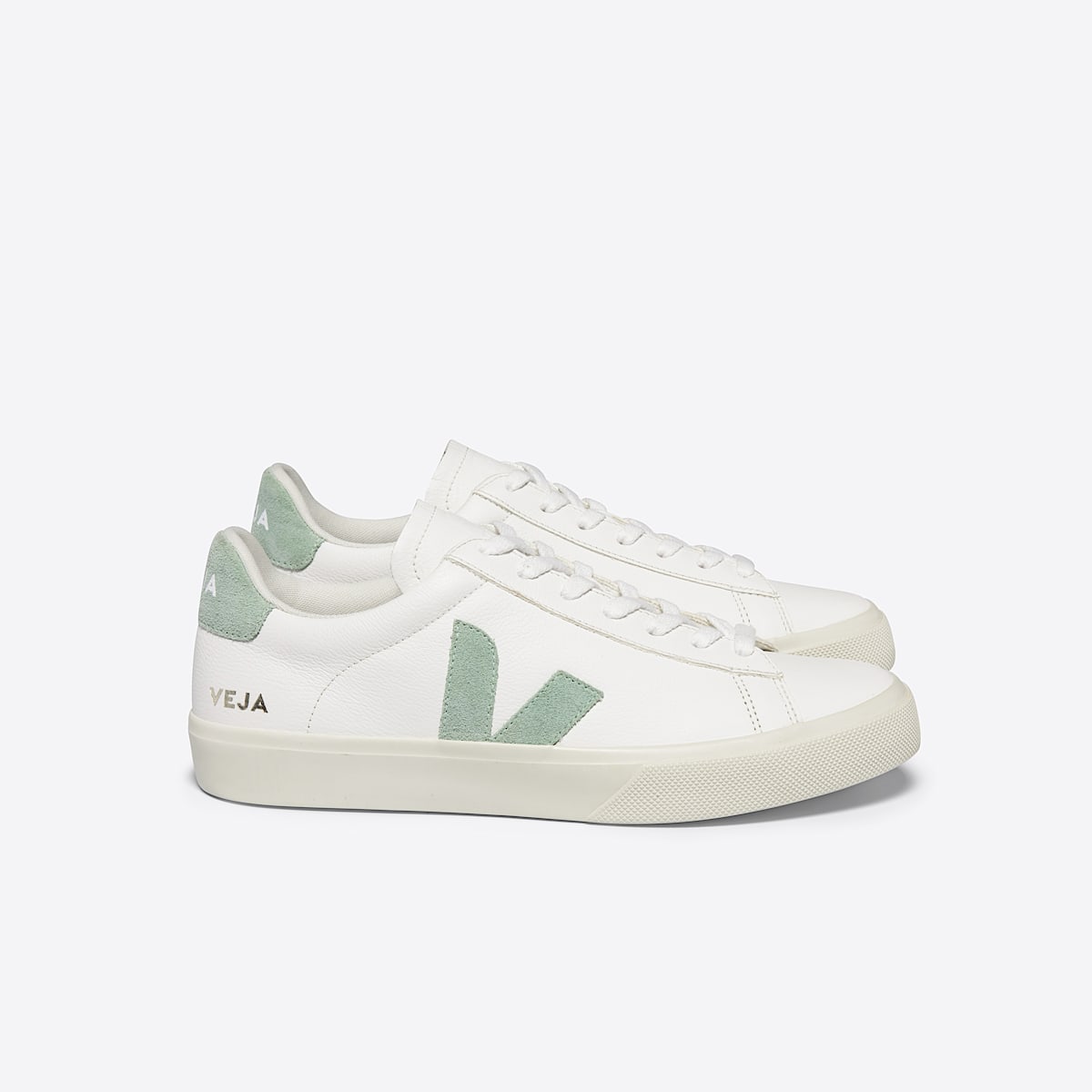 veja baskets campo cuir blanc CP0502485 Lateral view