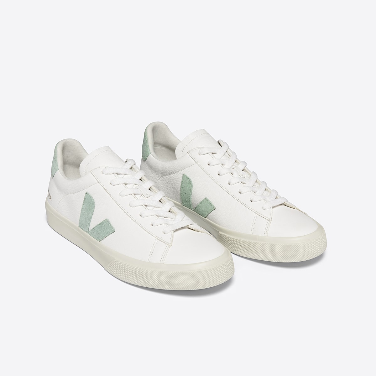 veja baskets campo cuir blanc CP0502485 Top view