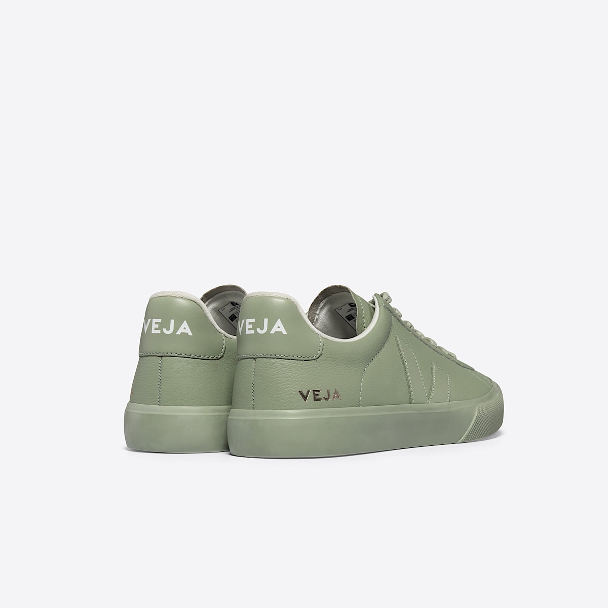 veja sneakers campo pelle verde CP0503322 Back view