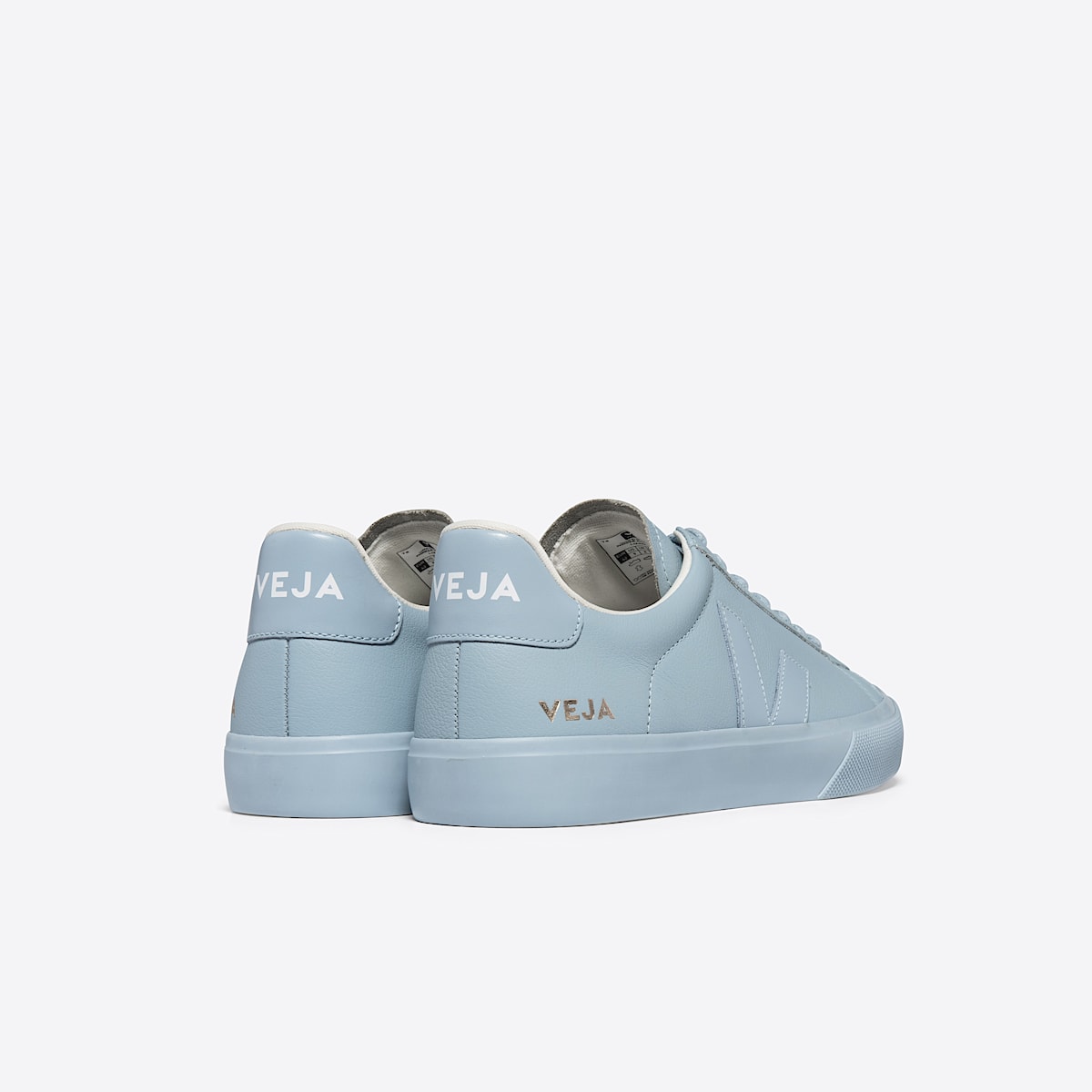 veja sneakers campo leather blue CP0503324 Back view