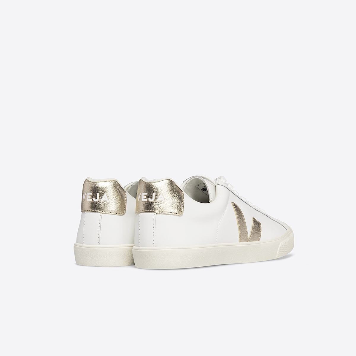 veja baskets esplar-logo cuir blanc EO0202490 Back view