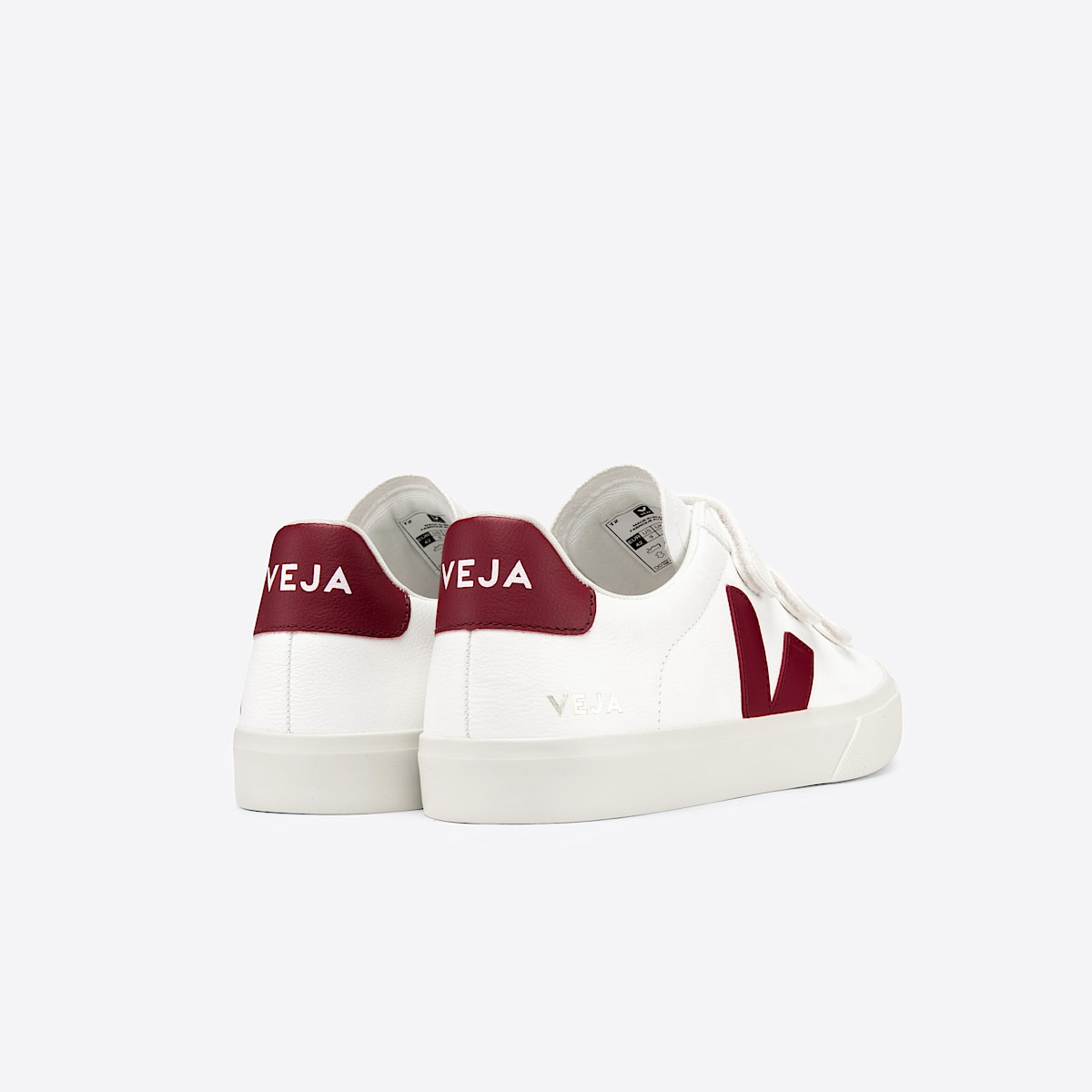 veja baskets recife-logo cuir blanc RC0502637 Back view