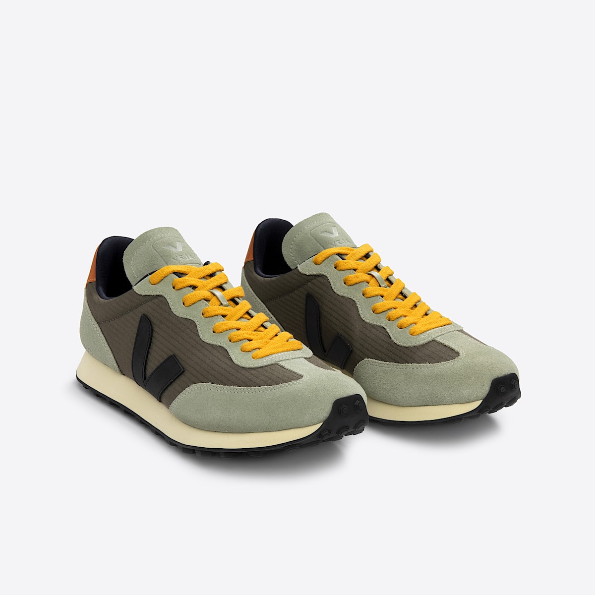 veja sneakers rio-branco 防裂布 绿色 RB1903343 Top view