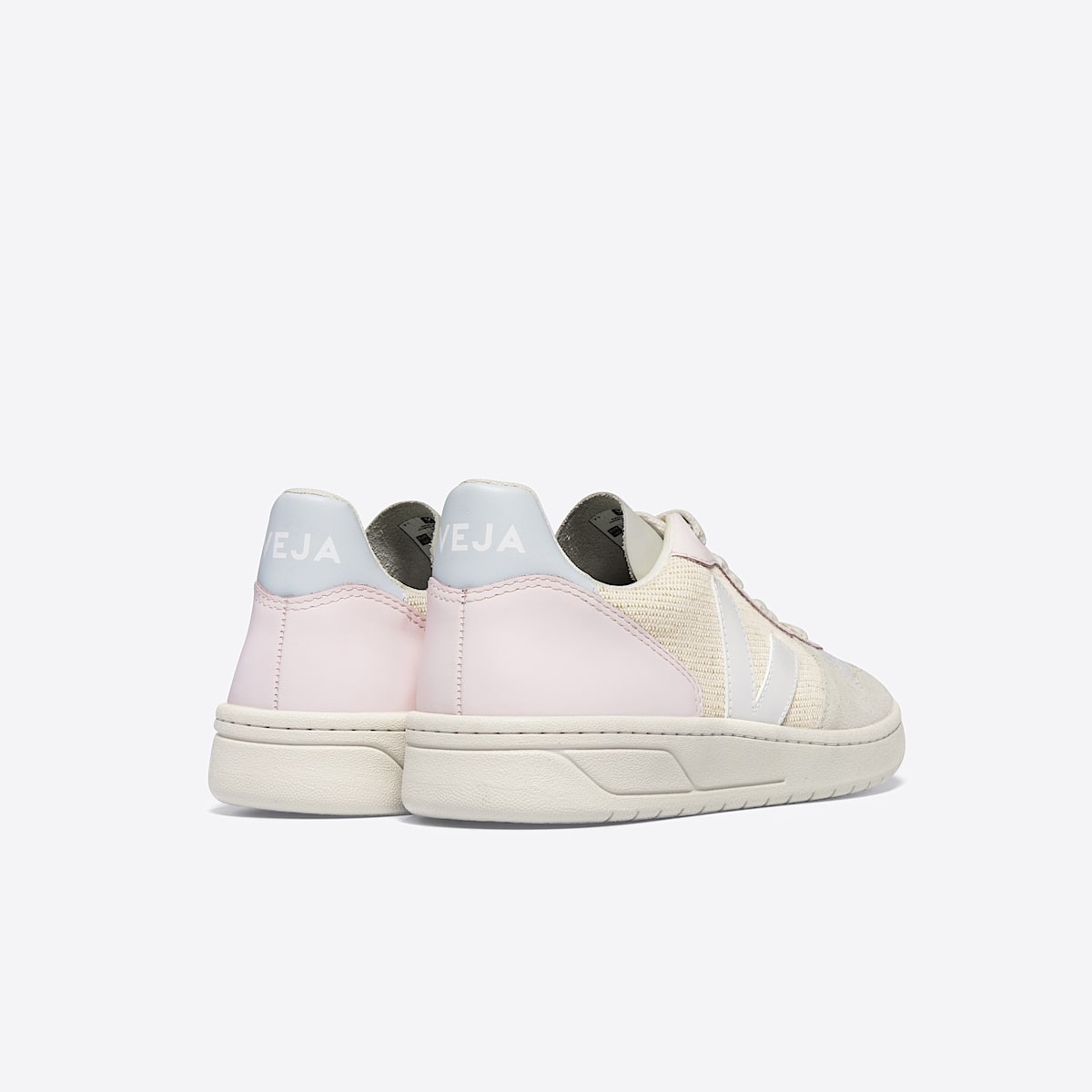 veja sneaker v-10 jute mehrfarbig VX1603288 Back view