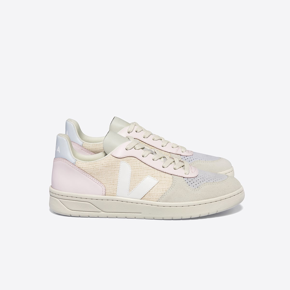 veja sneakers v-10 jute multicolor VX1603288 Lateral view