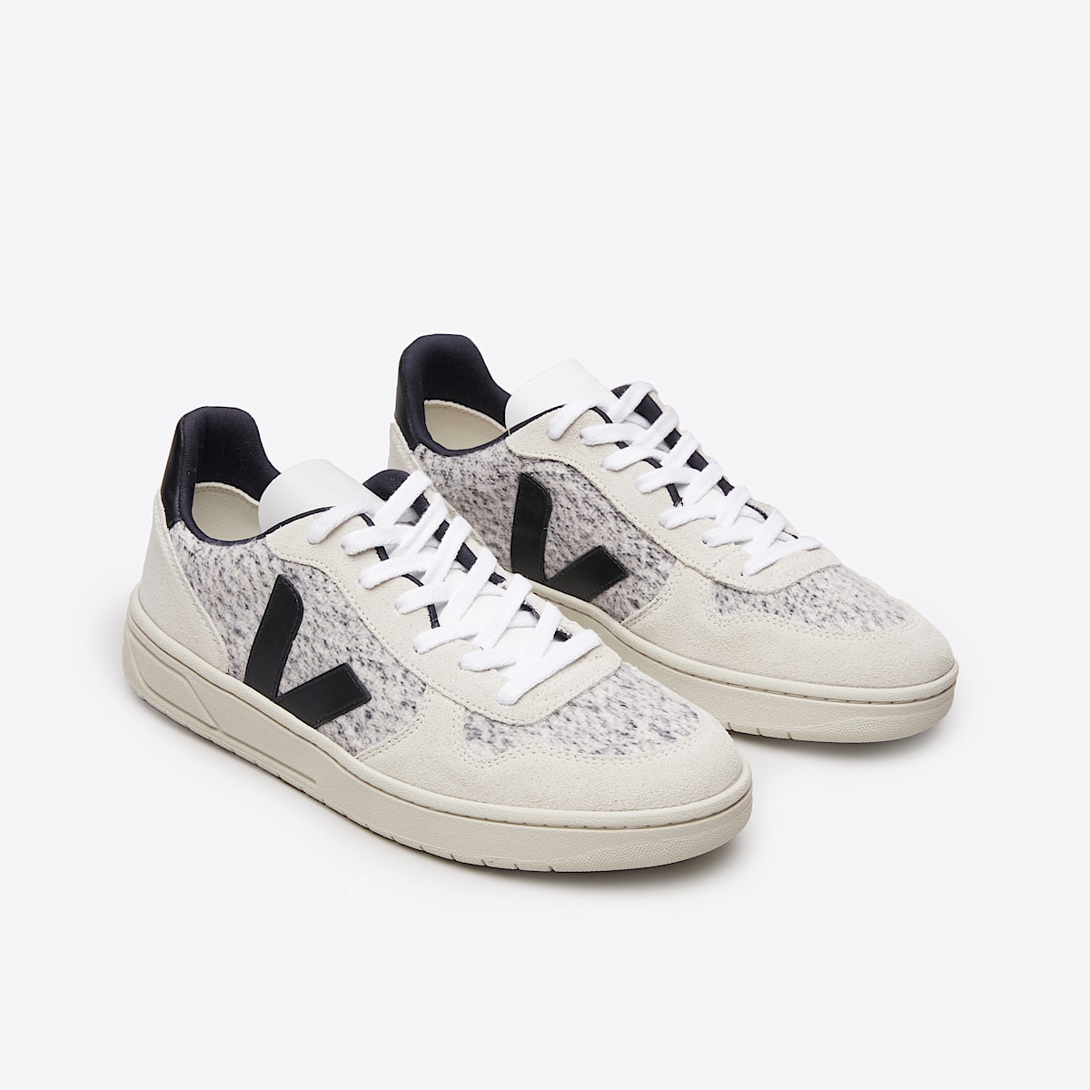 veja v-10 flanela branco VX0401439B420