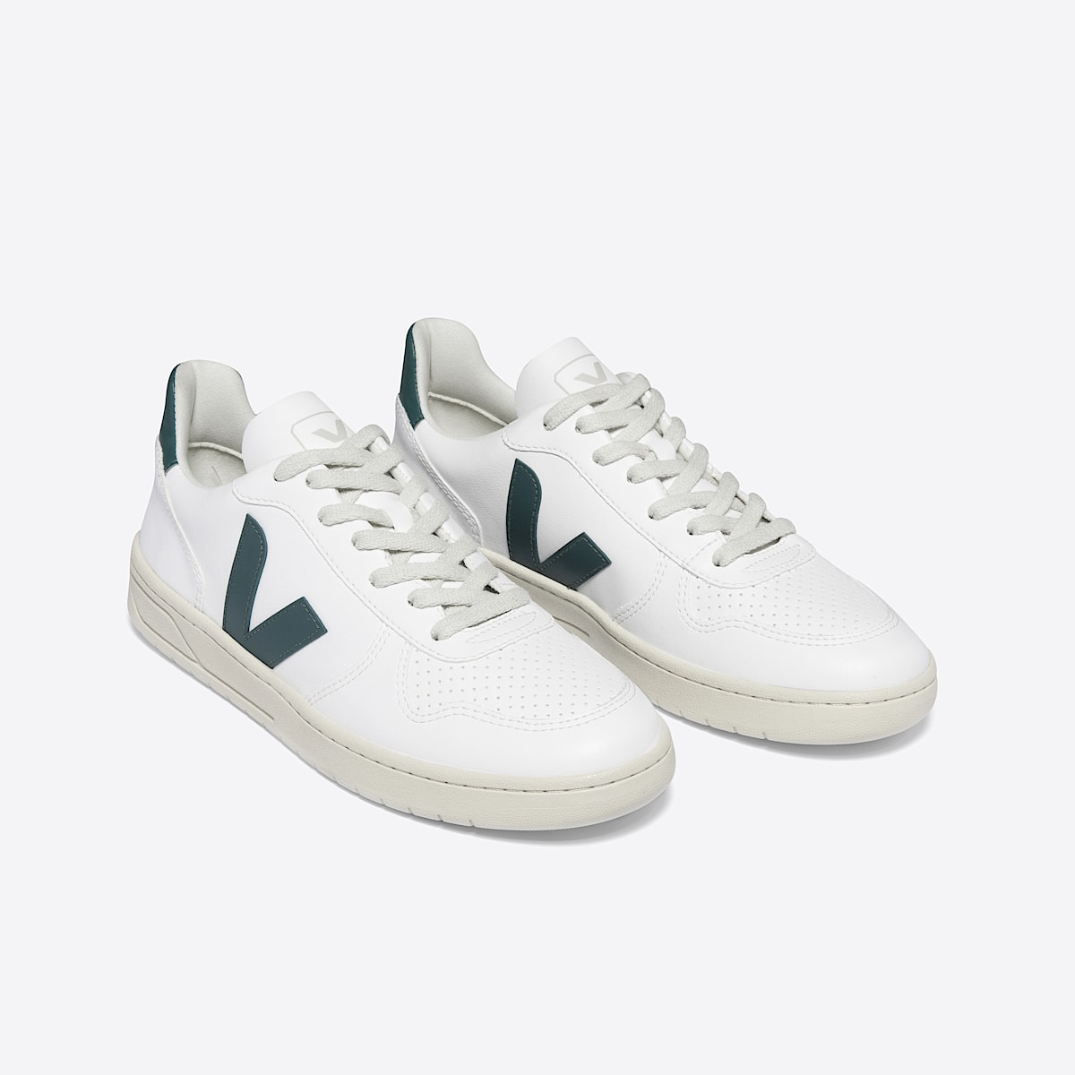 veja sneakers v-10 leather white VX0703276 Top view