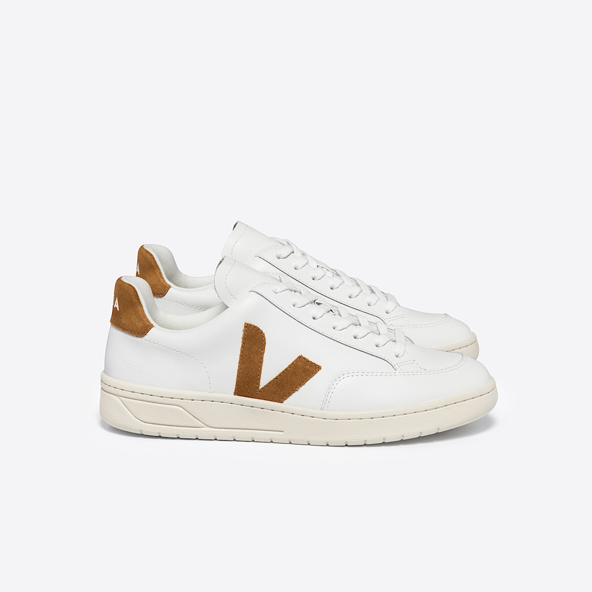 veja baskets v-12 cuir blanc XD0202322 Lateral view