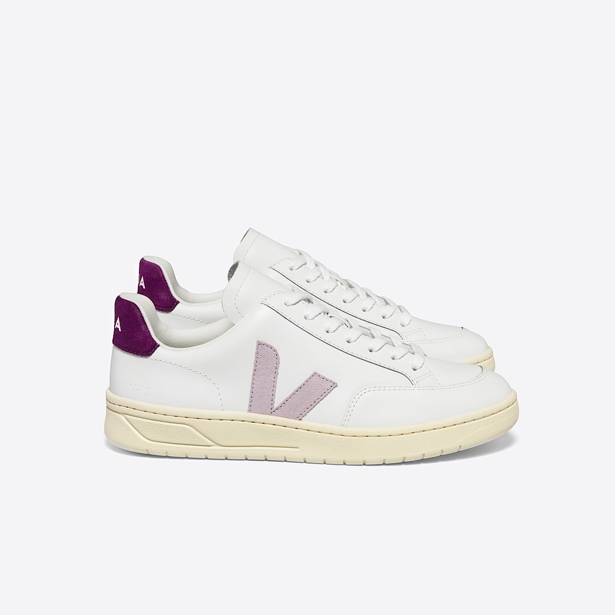 veja sneakers v-12 皮革 白色 XD0203301 Lateral view