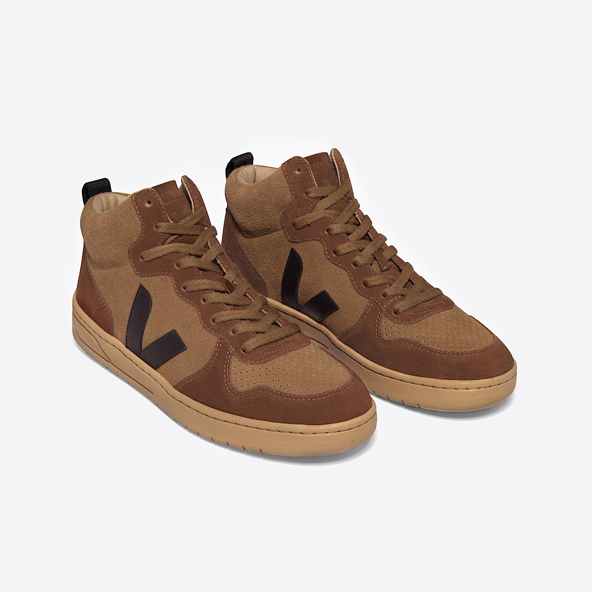 veja sneakers v-15 suede brown VQ0303310 Top view