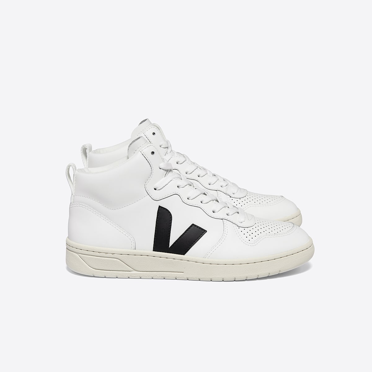veja sneaker v-15 leder weiss VQ0203304 Lateral view