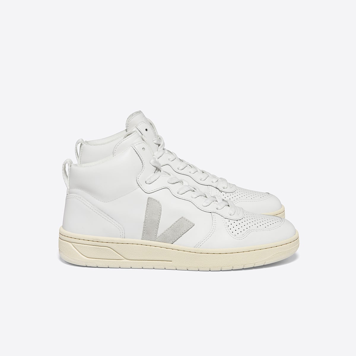 veja sneaker v-15 leder weiss VQ0201270 Lateral view