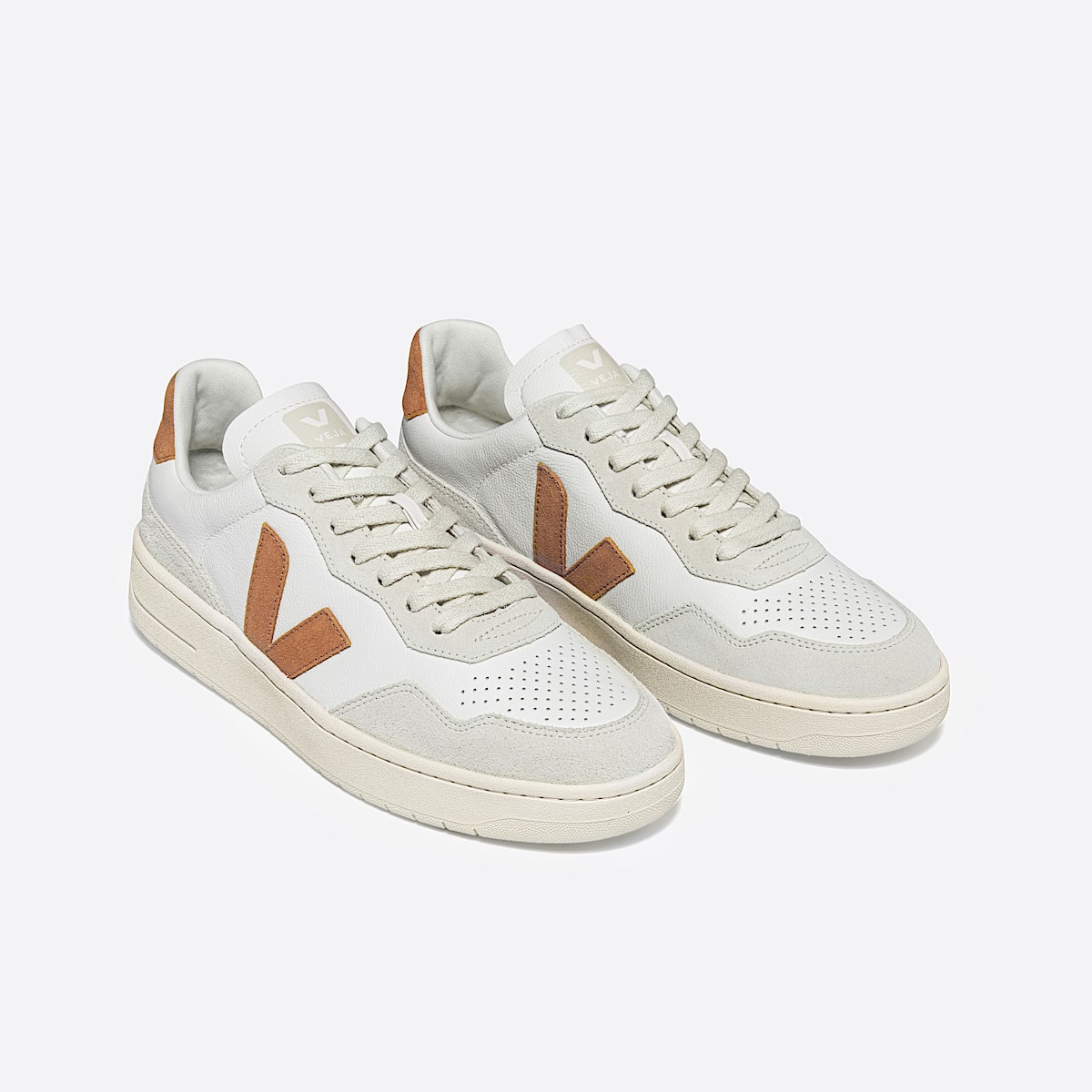 veja baskets v-90 cuir blanc VD2003389 Top view