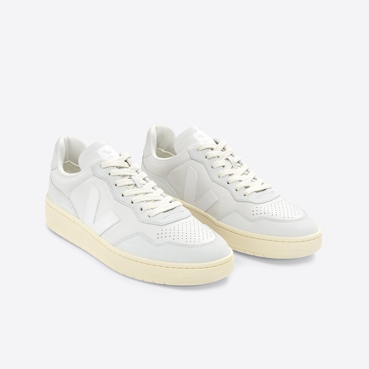 veja baskets v-90 cuir blanc VD2003379 Top view