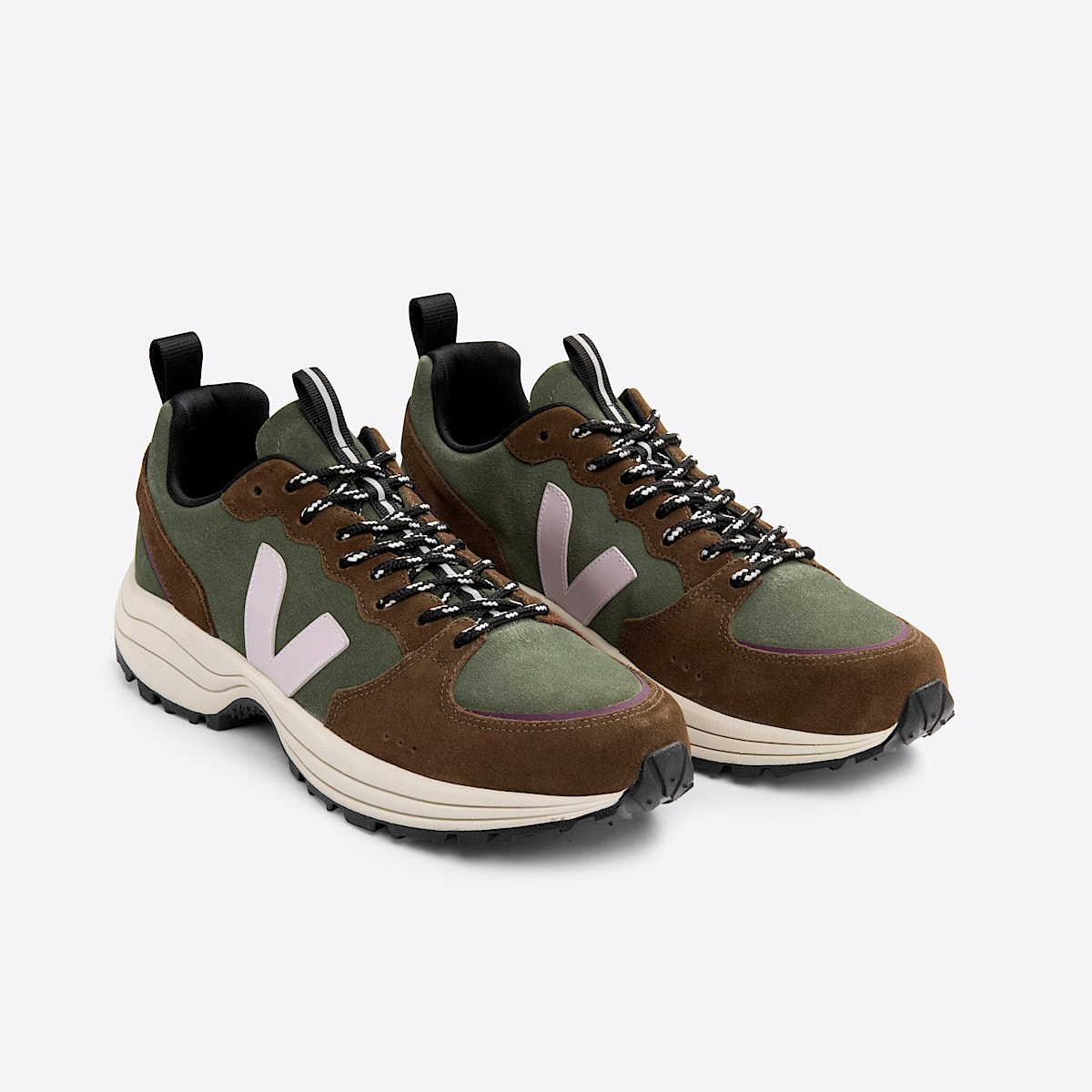 veja sneakers venturi-vc suede green VC0303357 Top view