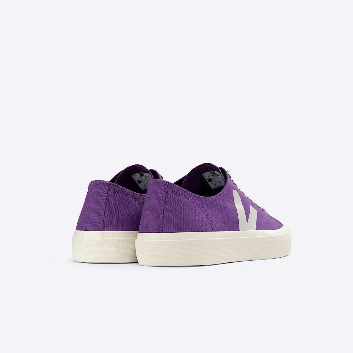 veja sneakers wata-ii-low algodão-orgánico roxo PL0103348 Back view