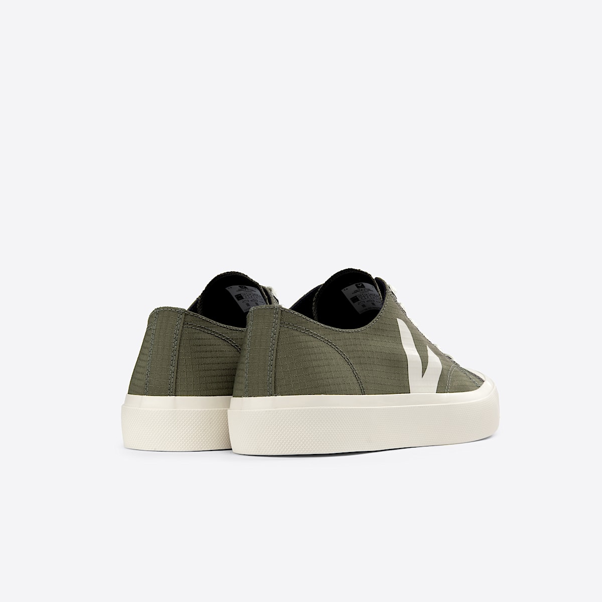 veja baskets wata-ii-low ripstop vert PL1903350 Back view