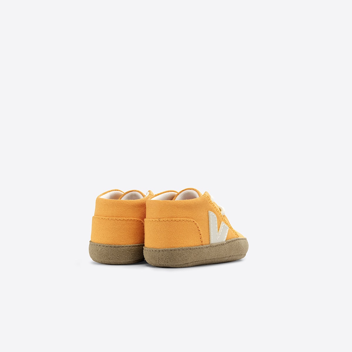 veja baskets baby coton-biologique orange BB0103443 Back view