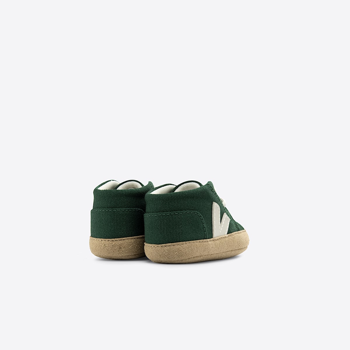 veja sneakers baby organic-cotton green BB0103442 Back view