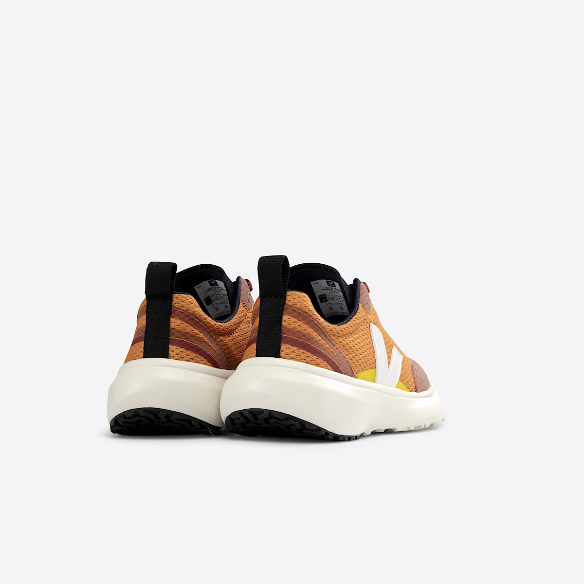 veja sneakers small-canary-light recycled orange YL1803436 Back view