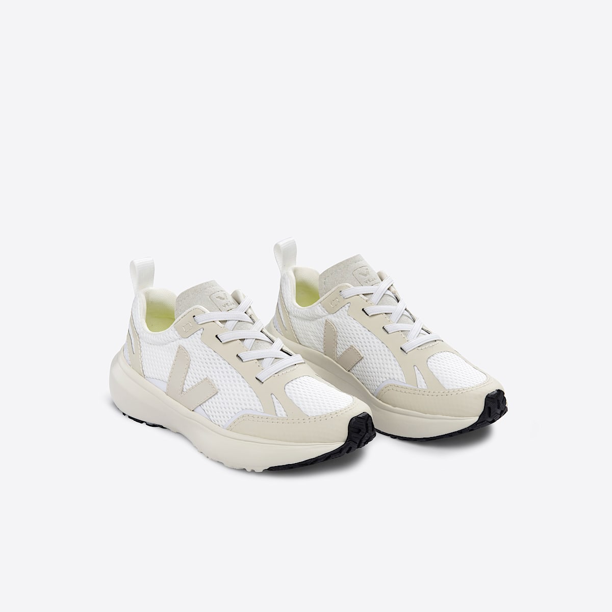 veja zapatillas small-canary-light reciclado blanco YL1803432 Top view