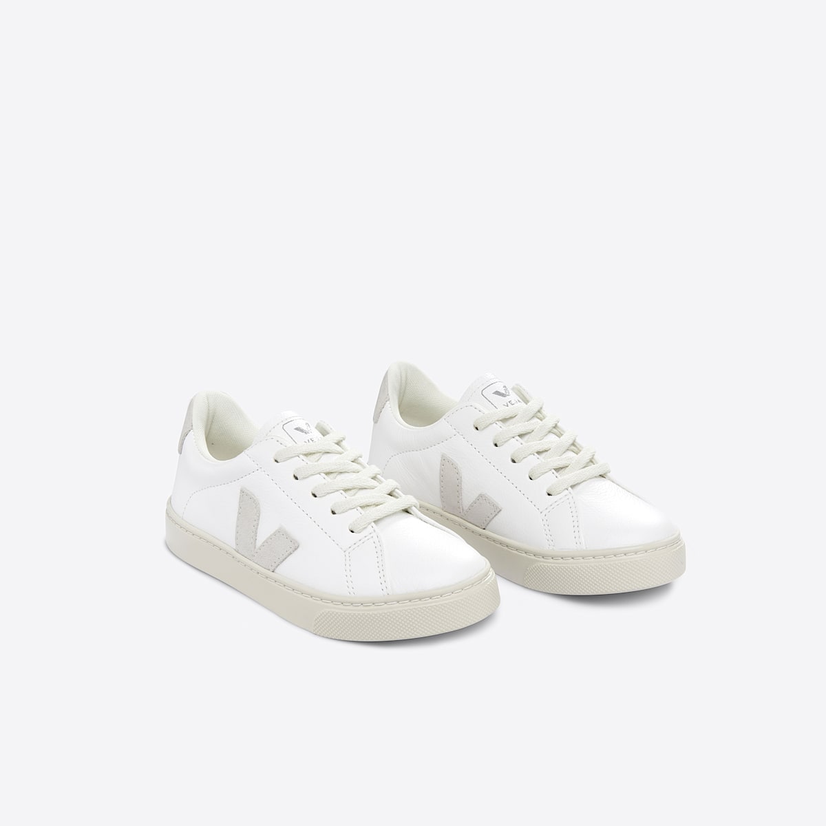 veja sneakers small-esplar-laces leather white RS0503403 Top view