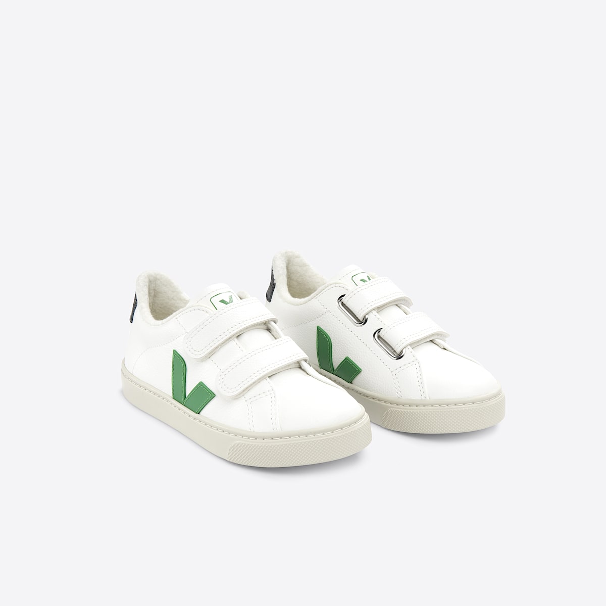 veja baskets small-esplar-winter fourré blanc SF0503413 Top view