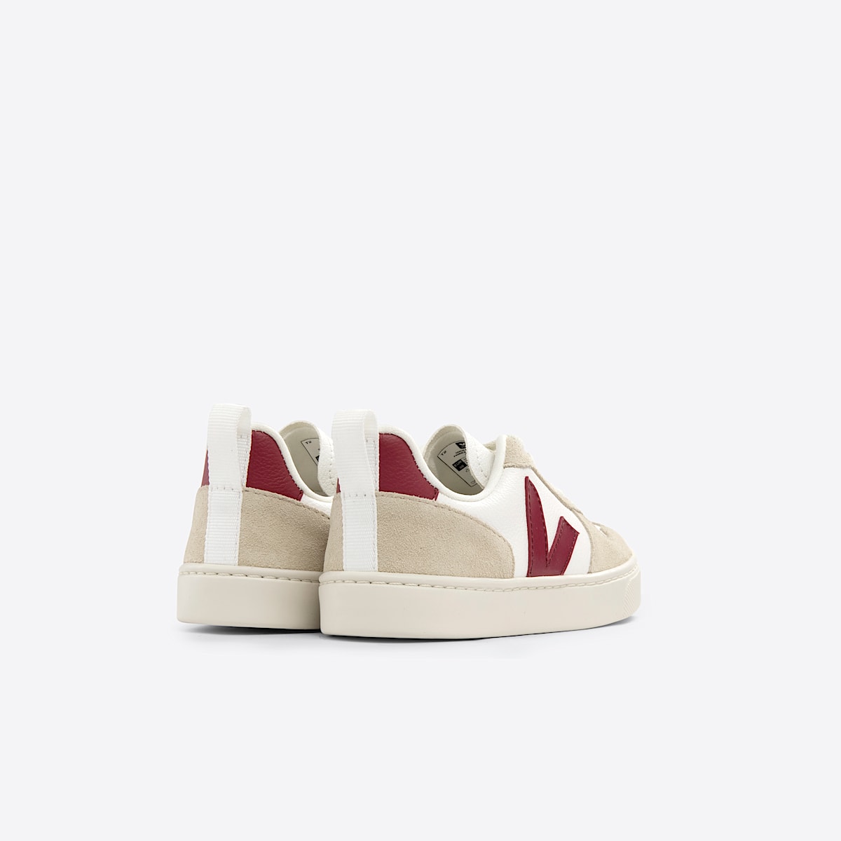 veja sneaker small-v-10-laces leder weiss CX0703425 Back view