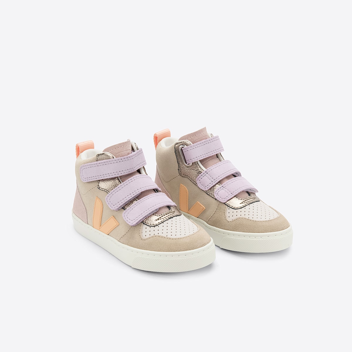 veja sneaker small-v-10-mid wildleder mehrfarbig DV0303036 Top view