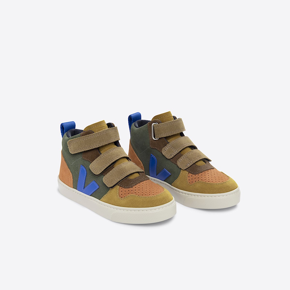 veja baskets small-v-10-mid suède multicolore DV0303427 Top view