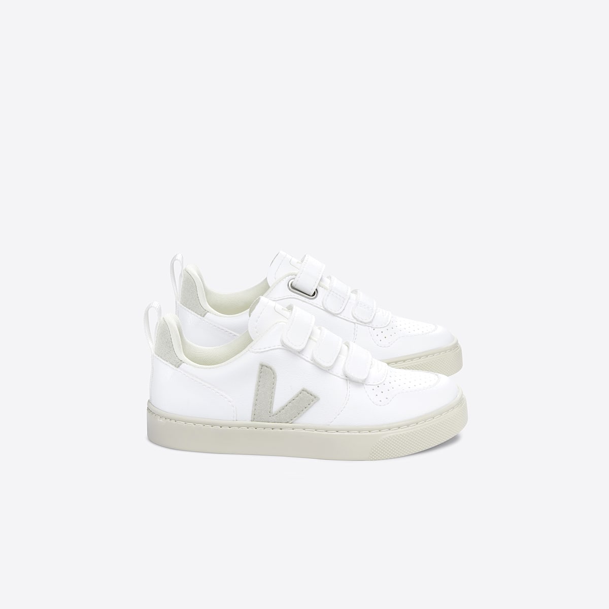 veja sneakers small-v-10 vegan white CV0703420 Lateral view