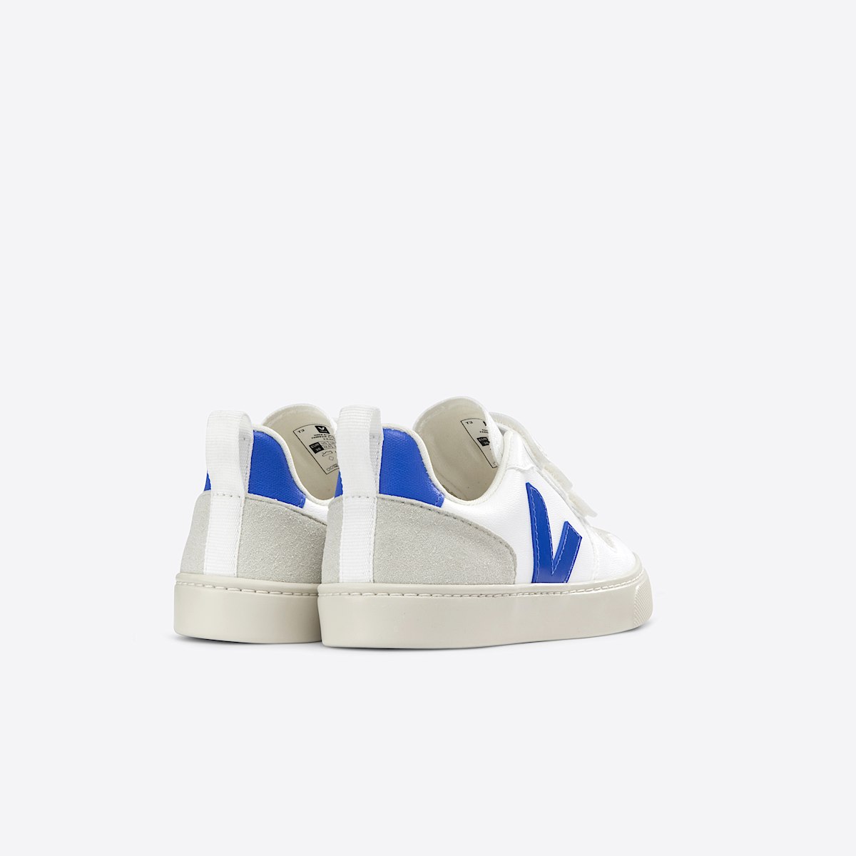 veja sneakers small-v-10 veganskt hvit CV0703418 Back view