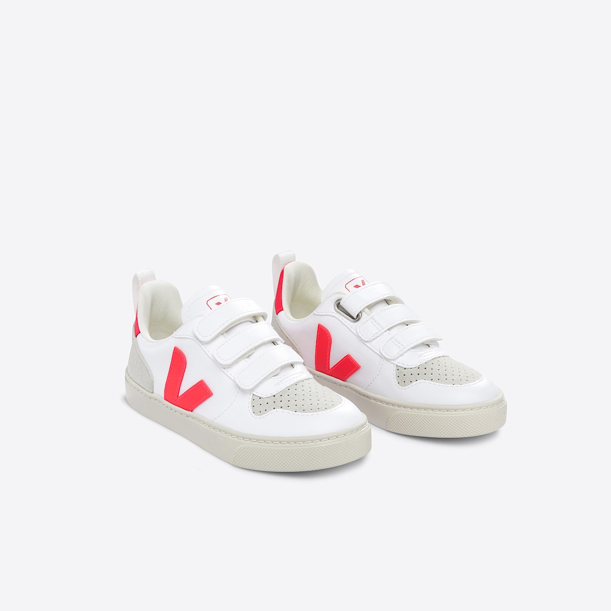 veja sneakers small-v-10 vegan white CV0703419 Top view
