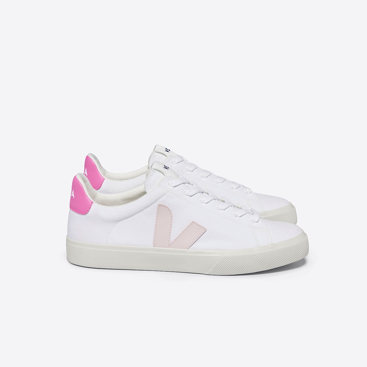 veja sneakers campo-ca cotone-biologico bianco CA0103499 Lateral view