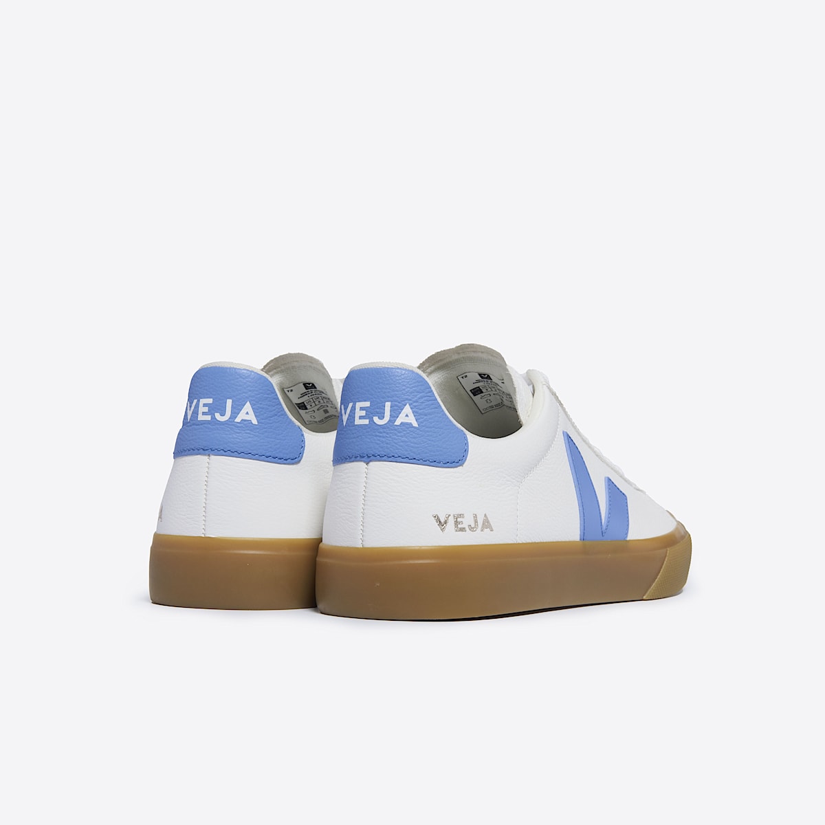 veja baskets campo cuir blanc CP0503645 Back view