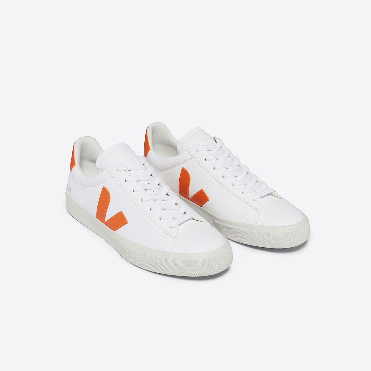 veja baskets campo cuir blanc CP0503494 Top view