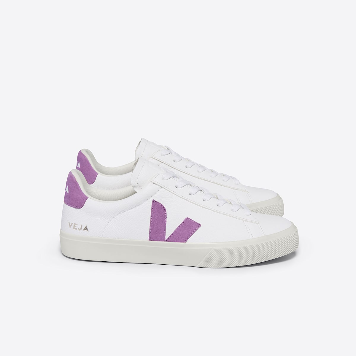 veja baskets campo cuir blanc CP0503493 Lateral view